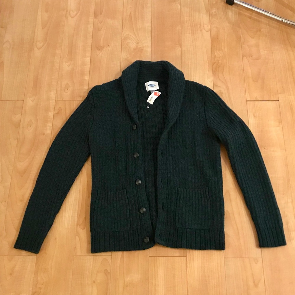 Men’s Green Cardigan